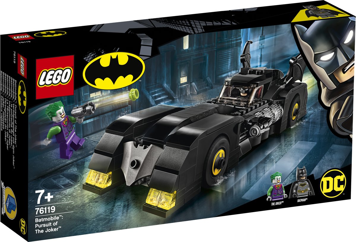 Boxart van Batman Batmobile: de Jacht op The Joker (DC Super Heroes) (76119) (DCSuperheroes), DC Super Heroes