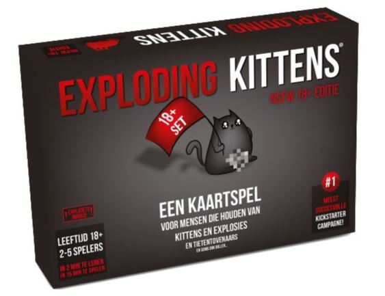 Exploding Kittens NSFW 18+ Editie (NL) (Bordspellen), Exploding Kittens