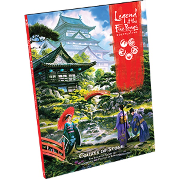Legend Of The Five Rings RPG Sourcebook: Courts Of Stone (Bordspellen), Fantasy Flight Games