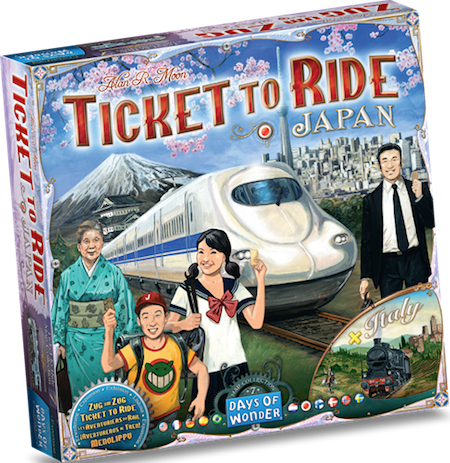 Ticket to Ride: Japan & Italie (Bordspellen), Days of Wonder