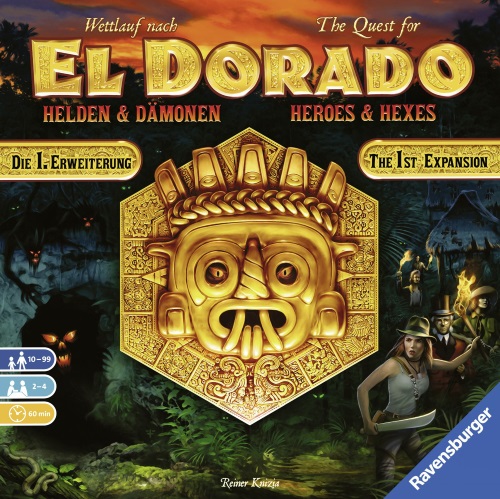 The Quest for El Dorado Uitbreiding: Heroes & Hexes (Bordspellen), Ravensburger
