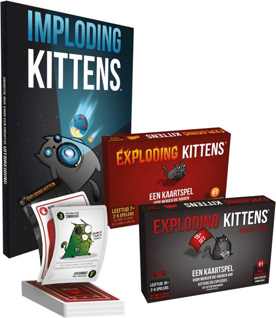 Exploding Kittens Bundel (Bordspellen), Exploding Kittens
