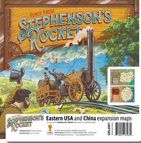 Stephensons Rocket Uitbreiding: Eastern USA & China (Bordspellen), Grail Games