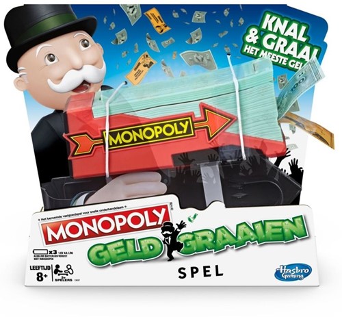 Monopoly: Geld Graaien (Bordspellen), Hasbro