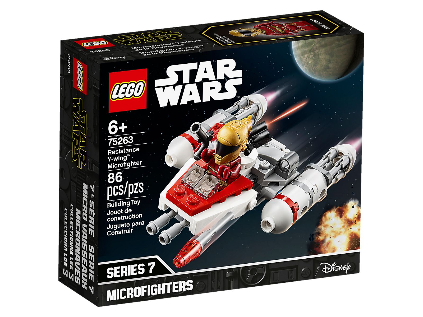 Boxart van Resistance Y-wing Microfighter (Star Wars) (75263) (StarWars), Star Wars