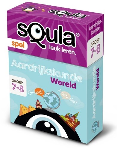 Squla: Aardrijkskunde Wereld Kaartspel (Bordspellen), Identity Games