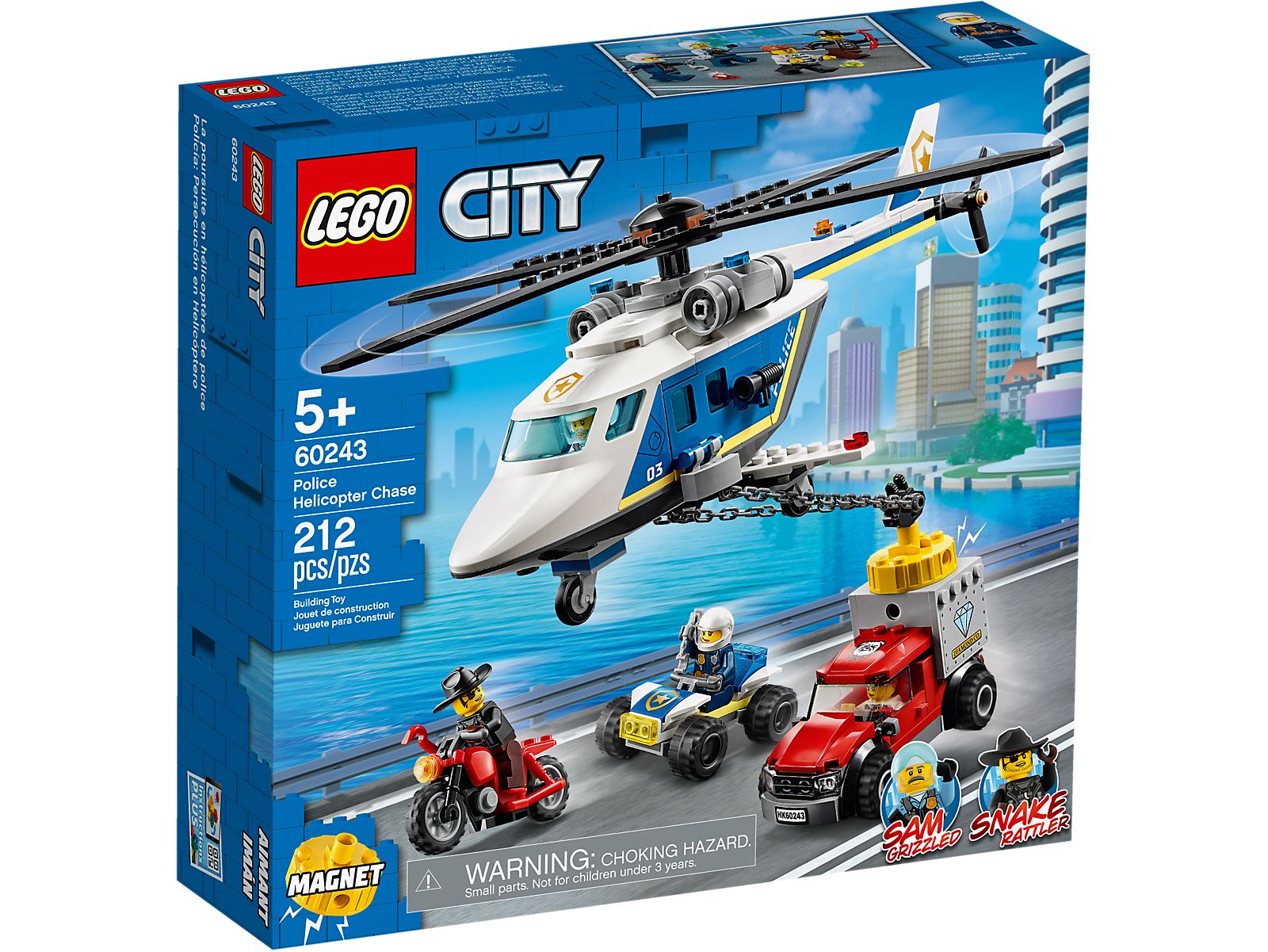Boxart van Politiehelikopter achtervolging (City) (60243) (City), City