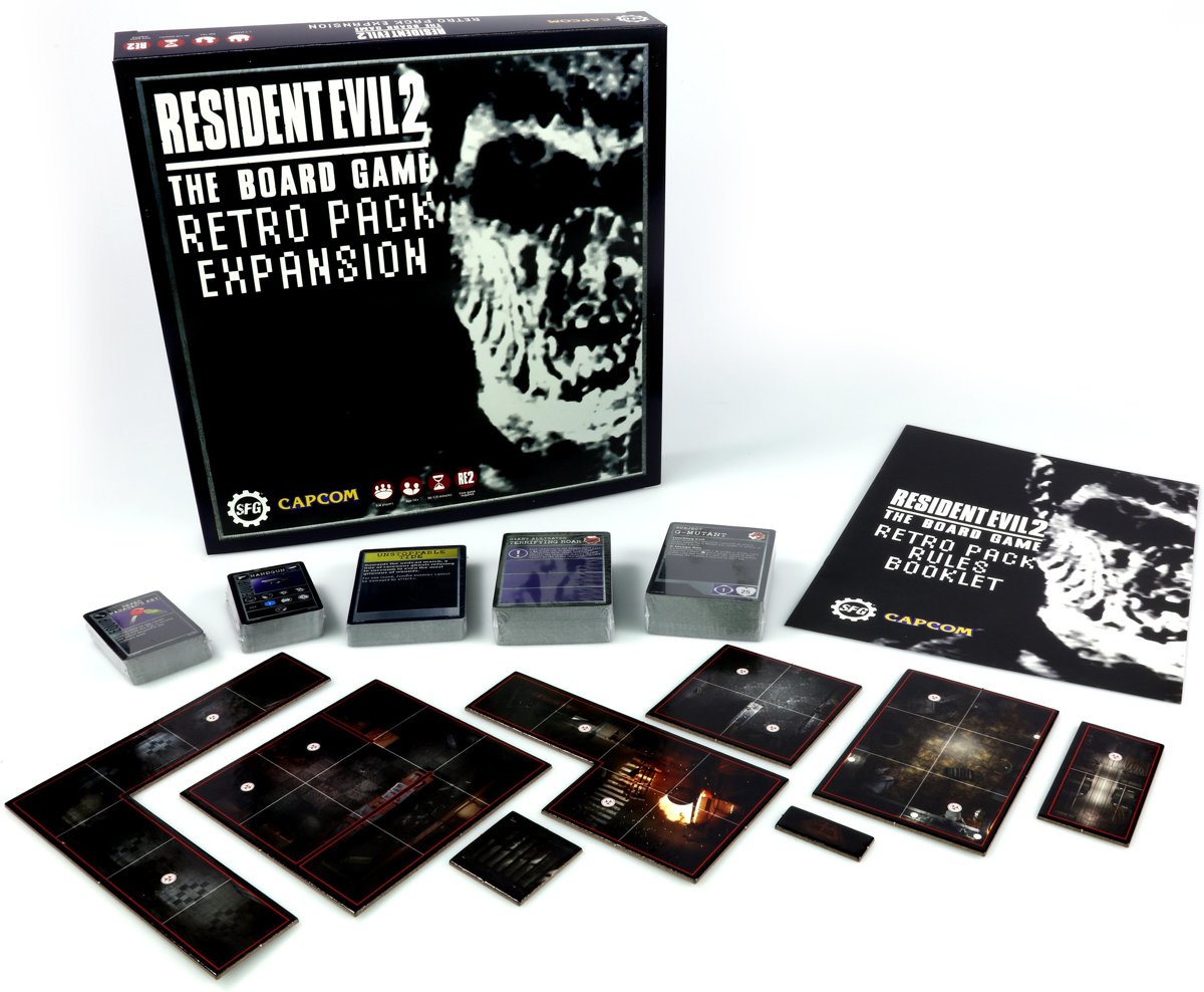 Resident Evil 2: The Board Game Uitbreiding: Retro Pack (Bordspellen), Steamforged Games Ltd.