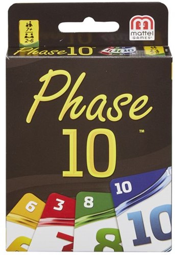 Phase 10 - Kaartspel (Bordspellen), Mattel