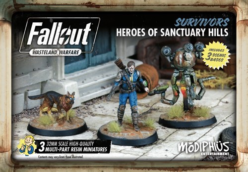 Fallout: Wasteland Warfare Uitbreiding: Survivors Heroes of Sanctuary Hills (Bordspellen), Modiphius