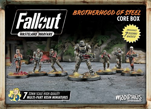 Fallout: Wasteland Warfare Uitbreiding: Brotherhood of Steel Core Box (Bordspellen), Modiphius