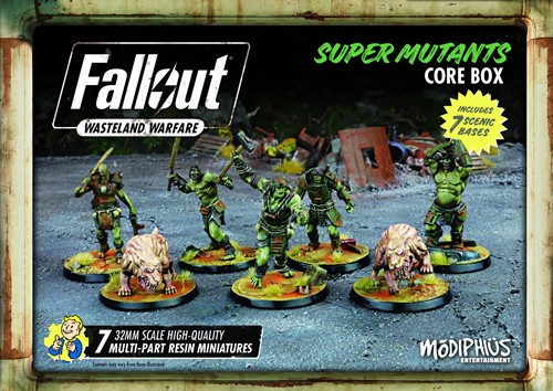 Fallout: Wasteland Warfare Uitbreiding: Super Mutants Core Box (Bordspellen), Modiphius