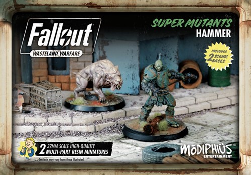 Fallout: Wasteland Warfare Uitbreiding: Super Mutants Hammer (Bordspellen), Modiphius