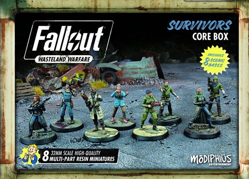 Fallout: Wasteland Warfare Uitbreiding: Survivors Core Box (Bordspellen), Modiphius