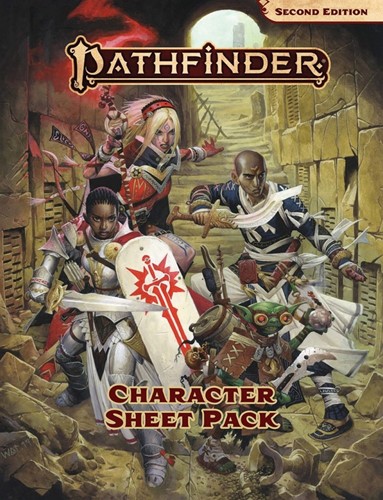 Pathfinder RPG: Character Sheet Pack 2nd Edition (Bordspellen), Paizo