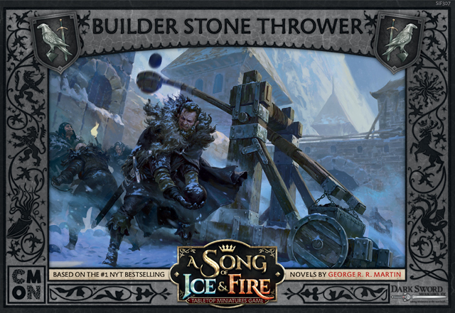 A Song of Ice & Fire Uitbreiding: Night's Watch Builder Stone Thrower (Bordspellen), Cool Mini Or Not