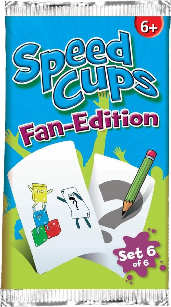 Stapelgekke Speed Cups Uitbreiding: Fan Edition (Bordspellen), 999 Games