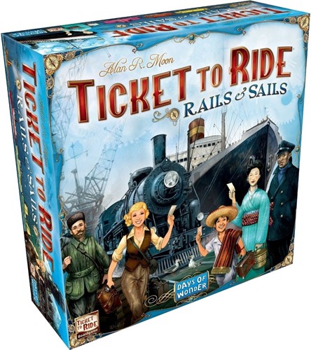 Ticket To Ride: Rails & Sails (ENG) (Bordspellen), Days of Wonder