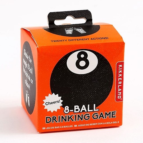 8-Ball Drinking Game (Bordspellen), Kikkerland