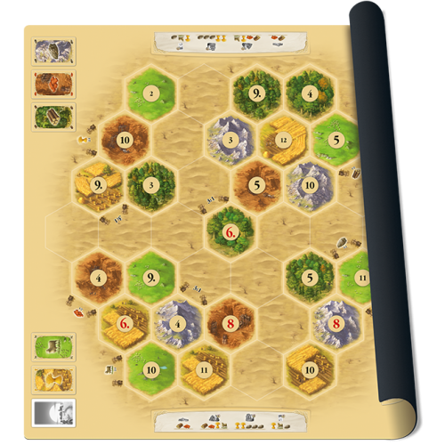 Catan Playmat: Desert (Bordspellen), 999Games