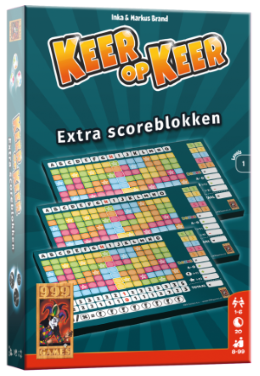 Keer op Keer Scoreblok (Bordspellen), 999 Games