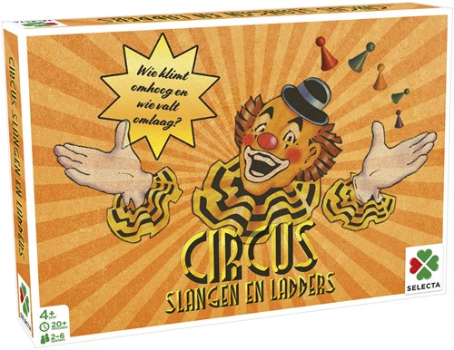 Spellen van Toen: Circus / Slangen en Ladders (Bordspellen), Selecta Spellen
