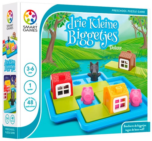 Drie Kleine Biggetjes: Deluxe (Bordspellen), Smart Games