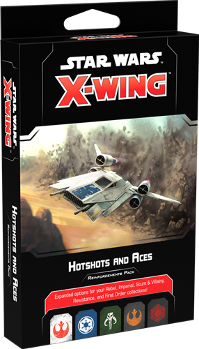 Star Wars X-wing 2.0 Uitbreiding: Hotshots Aces Reinforcement (Bordspellen), Fantasy Flight Games