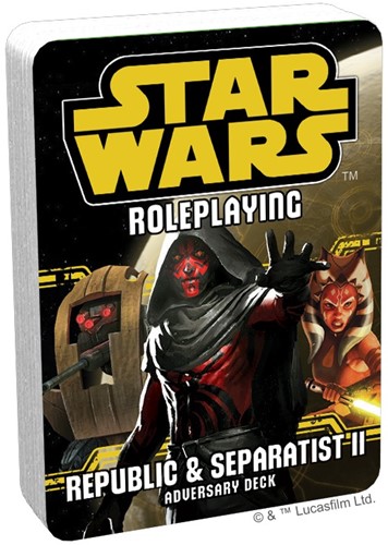 Star Wars RPG Uitbreiding: Republic & Separatist Adversary Deck (Bordspellen), Fantasy Flight Games