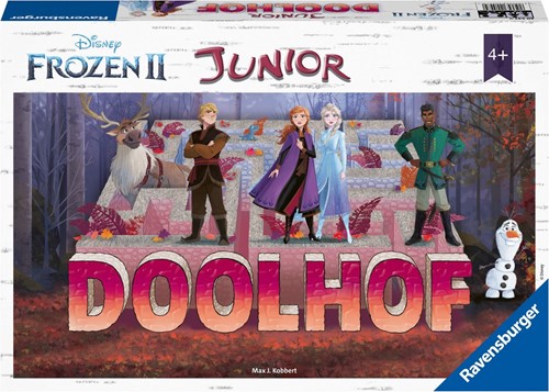 Doolhof Junior: Frozen 2 (Bordspellen), Ravensburger