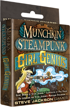 Munchkin Steampunk Uitbreiding: Girl Genius (Bordspellen), Steve Jackson Games