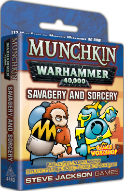 Munchkin: Warhammer 40k Uitbreiding: Savagery and Sorcery (Bordspellen), Steve Jackson Games