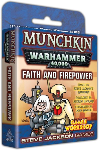 Munchkin: Warhammer 40k Uitbreiding: Faith and Firepower (Bordspellen), Steve Jackson Games