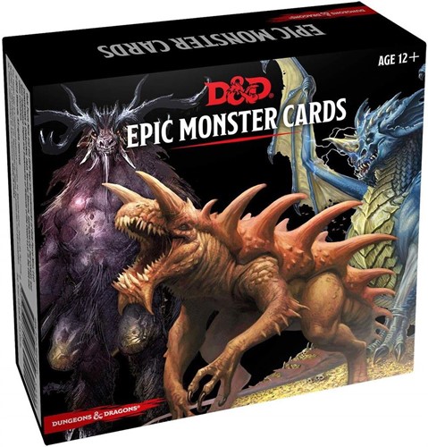 Dungeons & Dragons (D&D): Monster Cards - Epic Monster (Bordspellen), GaleForce9