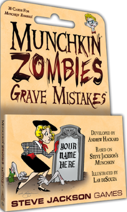 Munchkin Zombies Uitbreiding: Grave Mistakes (Bordspellen), Steve Jackson Games