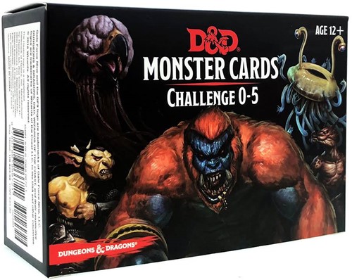 Dungeons & Dragons (D&D): Monster Cards Challenge 0-5 (Bordspellen), GaleForce9