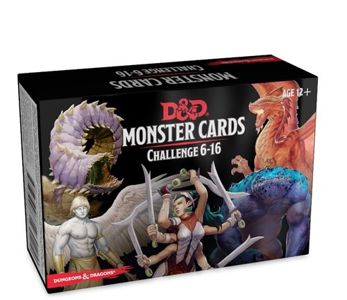 Dungeons & Dragons (D&D): Monster Cards Challenge 6-16 (Bordspellen), GaleForce9