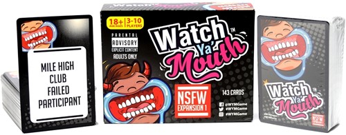 Watch Ya Mouth Uitbreiding: NSFW Expansion Pack 1 (Bordspellen), Watch Ya Mouth