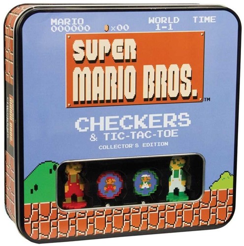 Super Mario Bros: Checkers & Tic Tac Toe (Bordspellen), USAopoly