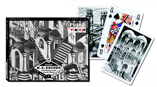 Escher Up & Down Speelkaarten (Bordspellen), Piatnik