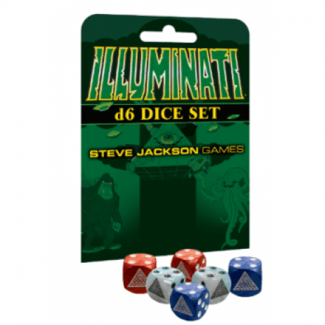 Illuminati Dice Set d6 (Bordspellen), Steve Jackson Games
