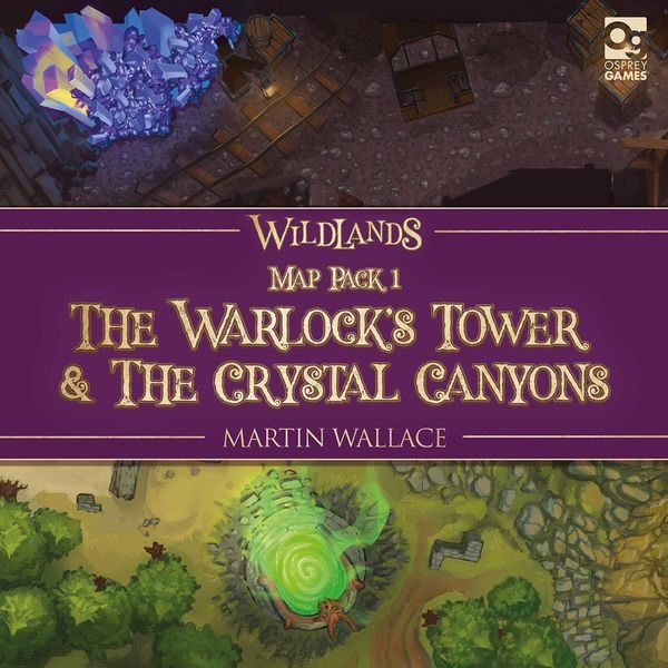 Wildlands Uitbreiding: Map Pack 1: The Warlocks Tower & The Crystal Canyons (Bordspellen), Osprey Games