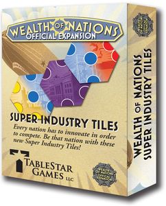Wealth of Nations Uitbreiding: Super Industry Tiles (Bordspellen), TableStar Games