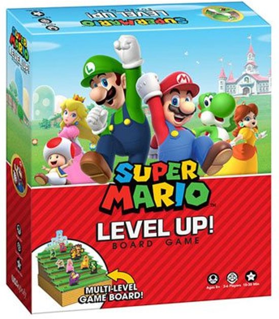 Super Mario: Level Up! Board Game  (Bordspellen), USAopoly