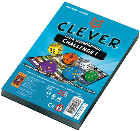 Clever Challenge Scoreblok (Bordspellen), 999 Games