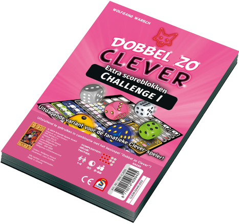 Dobbel Zo Clever Challenge Scoreblok (Bordspellen), 999 Games