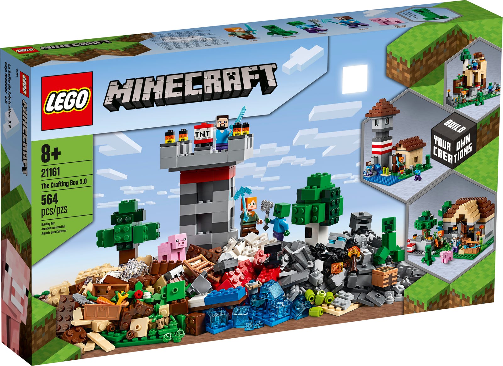 Boxart van De Crafting-box 3.0 (Minecraft) (21161) (Minecraft), Minecraft