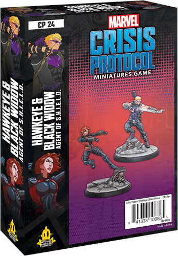 Marvel Crisis Protocol Uitbreiding: Hawkeye And Black Widow (Bordspellen), Atomic Mass Games