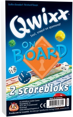 Qwixx: On Board Scorebloks (Bordspellen), White Goblin Games