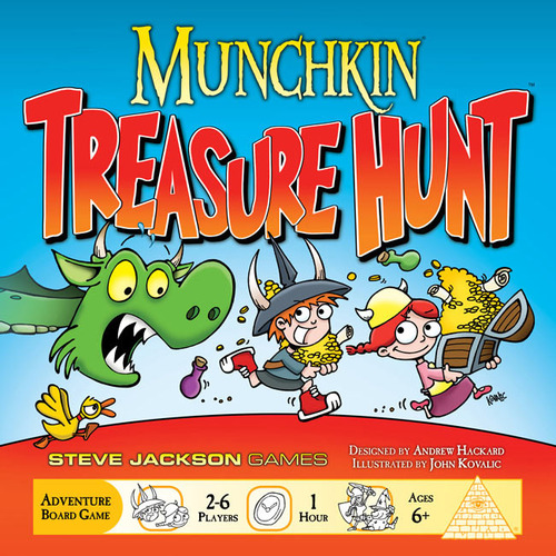 Munchkin Treasure Hunt (Bordspellen), Steve Jackson Games
